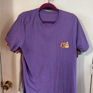 Bella Canvas Purple Halloween Tee